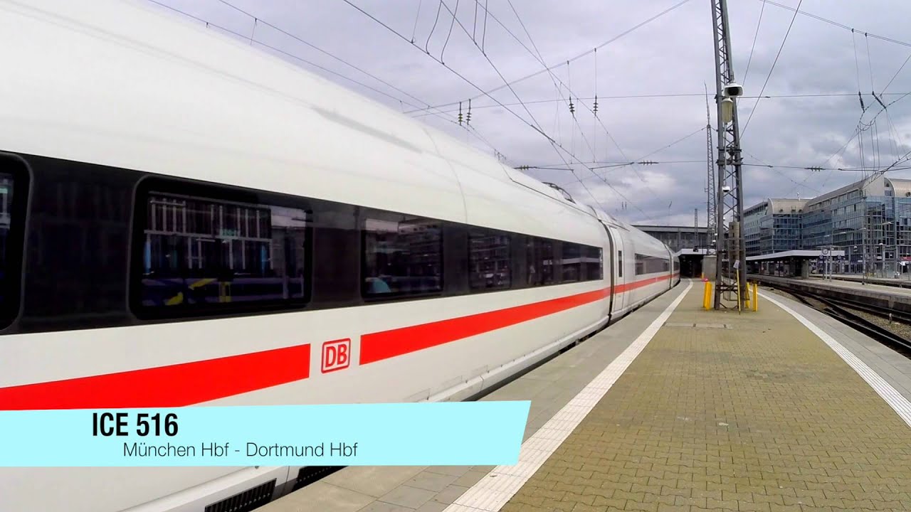 German ICE High Speed Trains at Munich Main Station (16.10.2014)