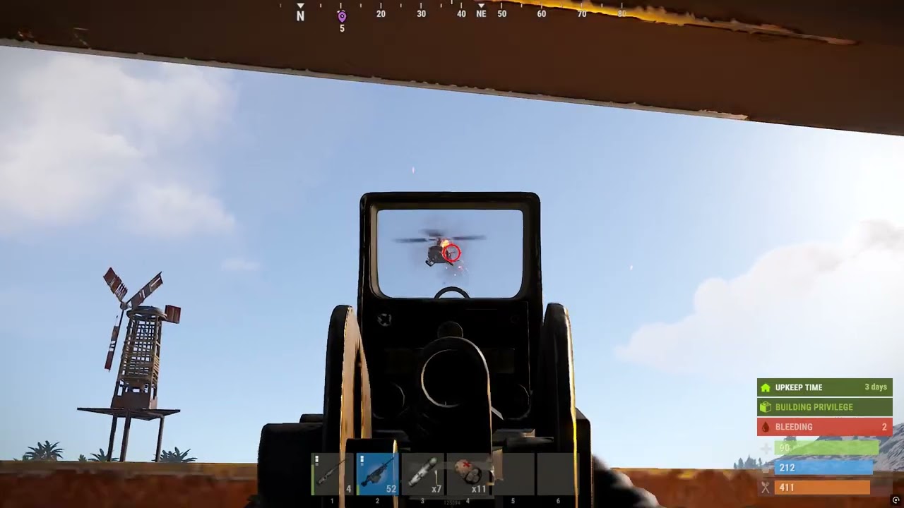 My NEW Rust Heli Tower Meta base!!!