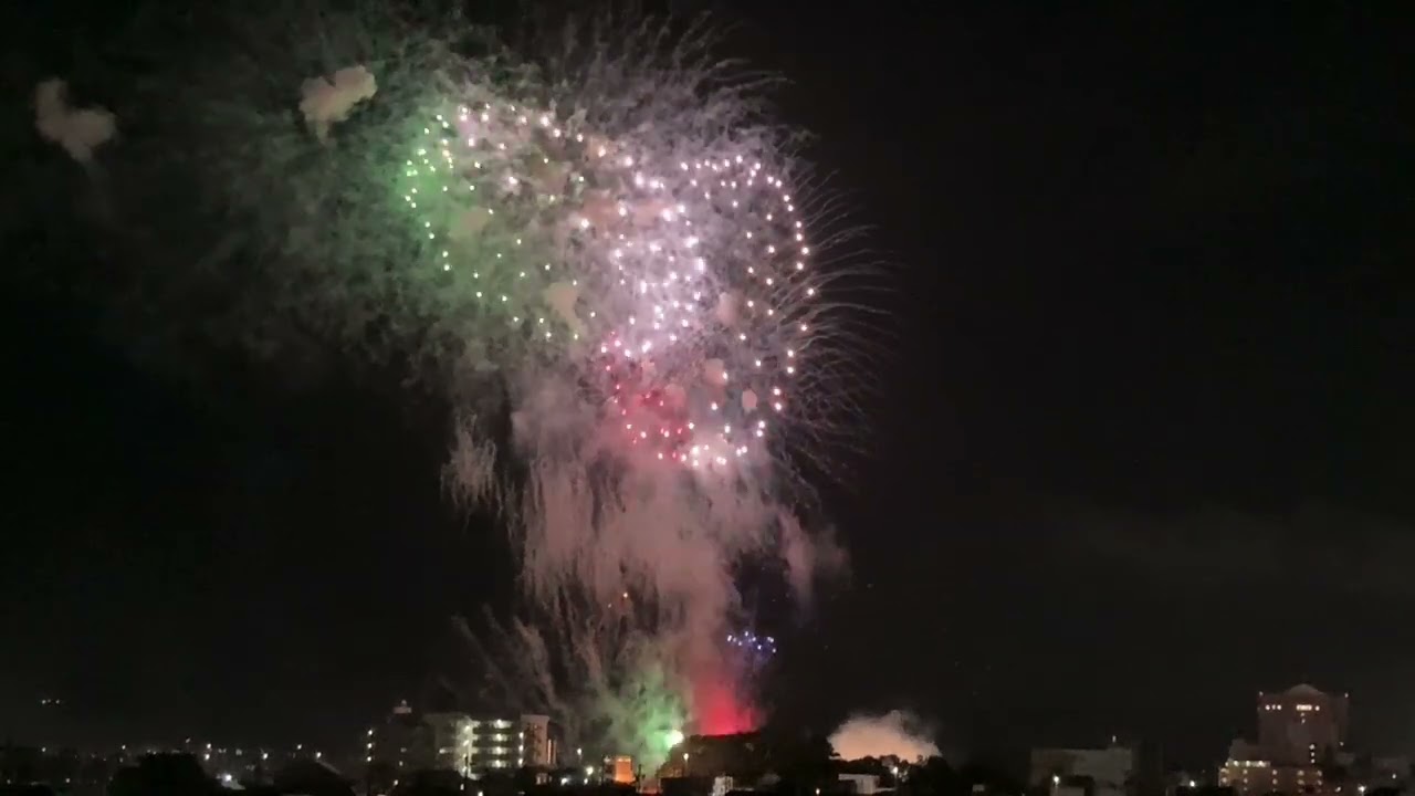 豊橋祇園花火　2025年7月19日