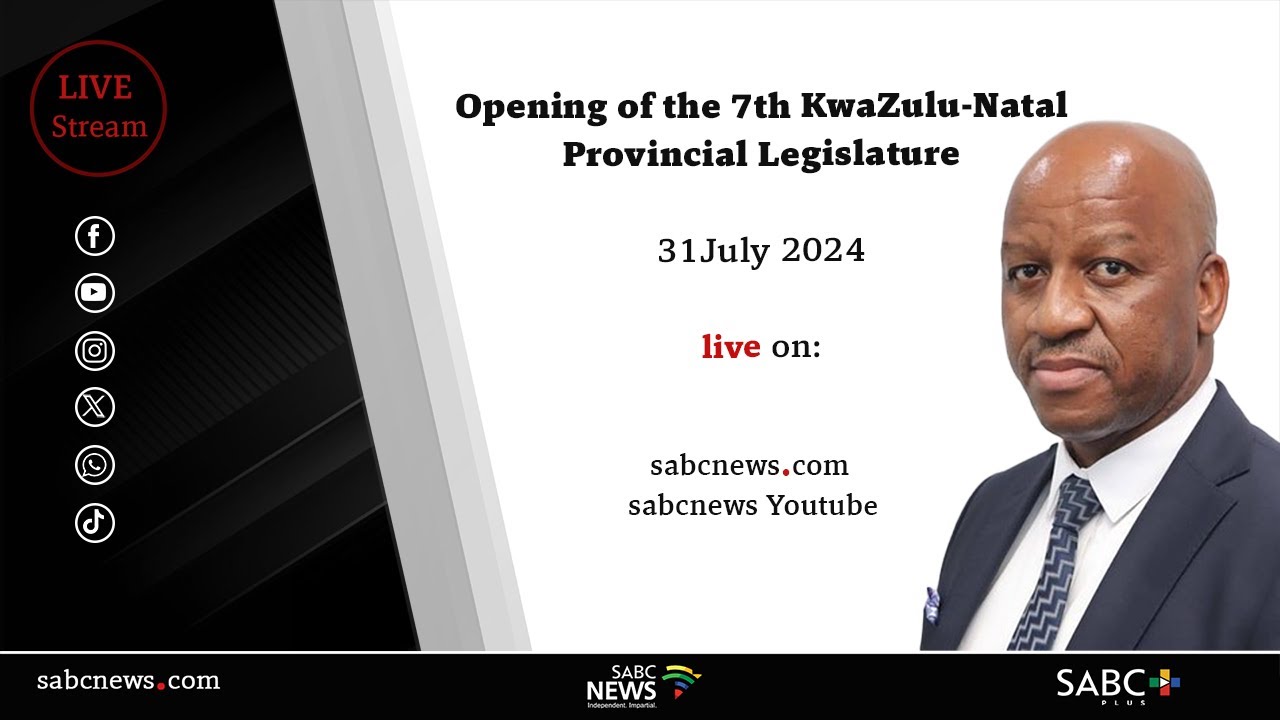 Opening of the 7th KwaZulu-Natal Provincial Legislature Address by Premier Thami Ntuli