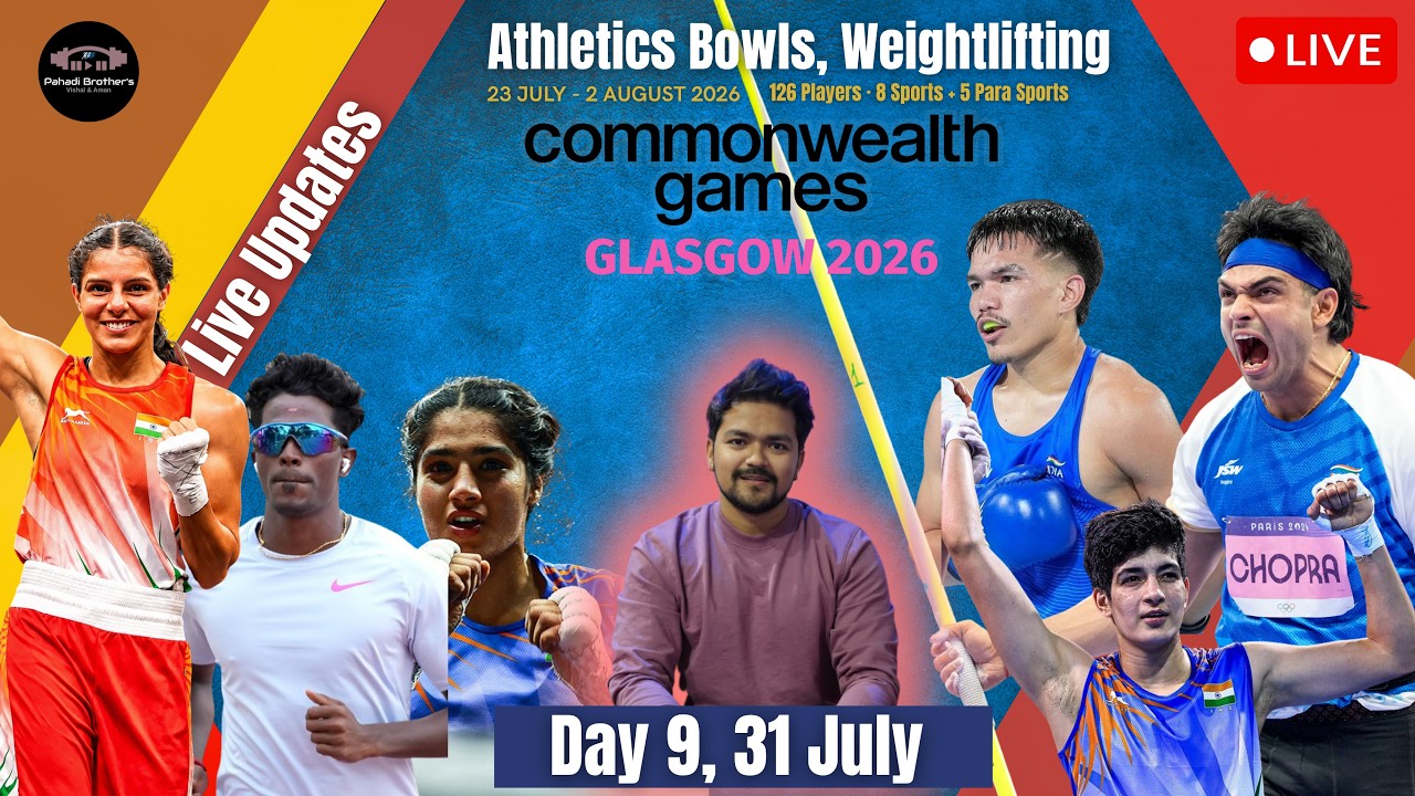 🔴Live : Commonwealth Games 2026 | Men's Decathlon Final | Judo Final | Boxing | Javelin Throw Final
