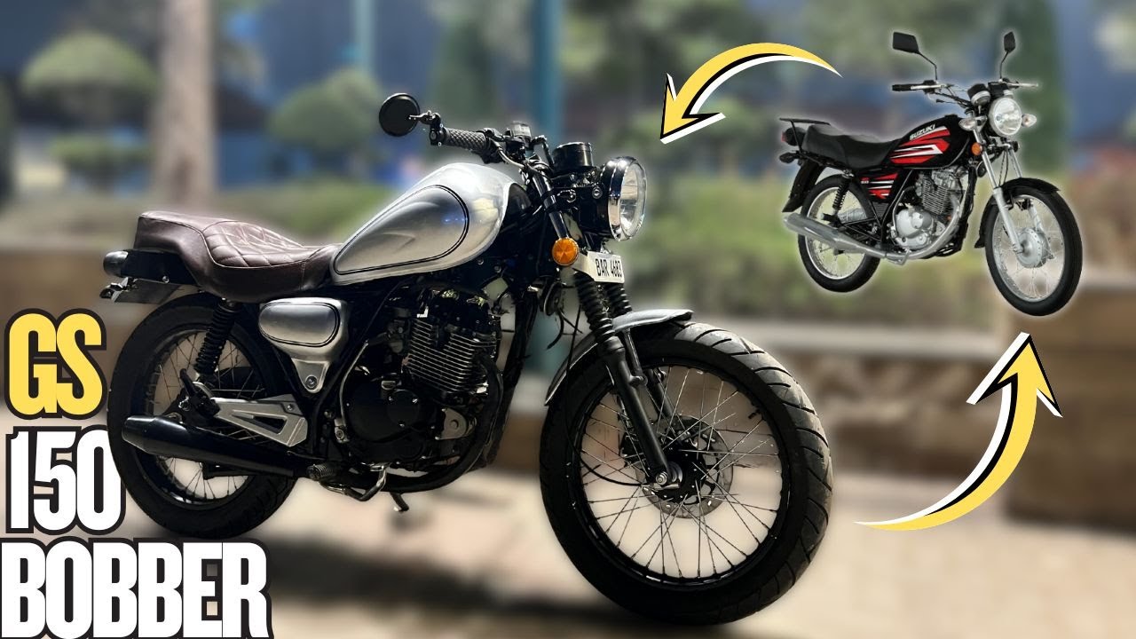Brand New Suzuki GS150 Modified into Custom Bobber! #suzukigs150 #modified #custom