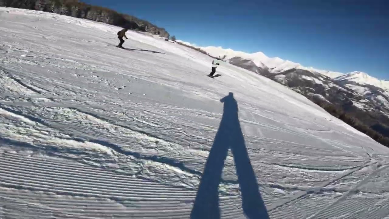 Skiing in Pila 2025 GoPro 7 Black HD 1080p