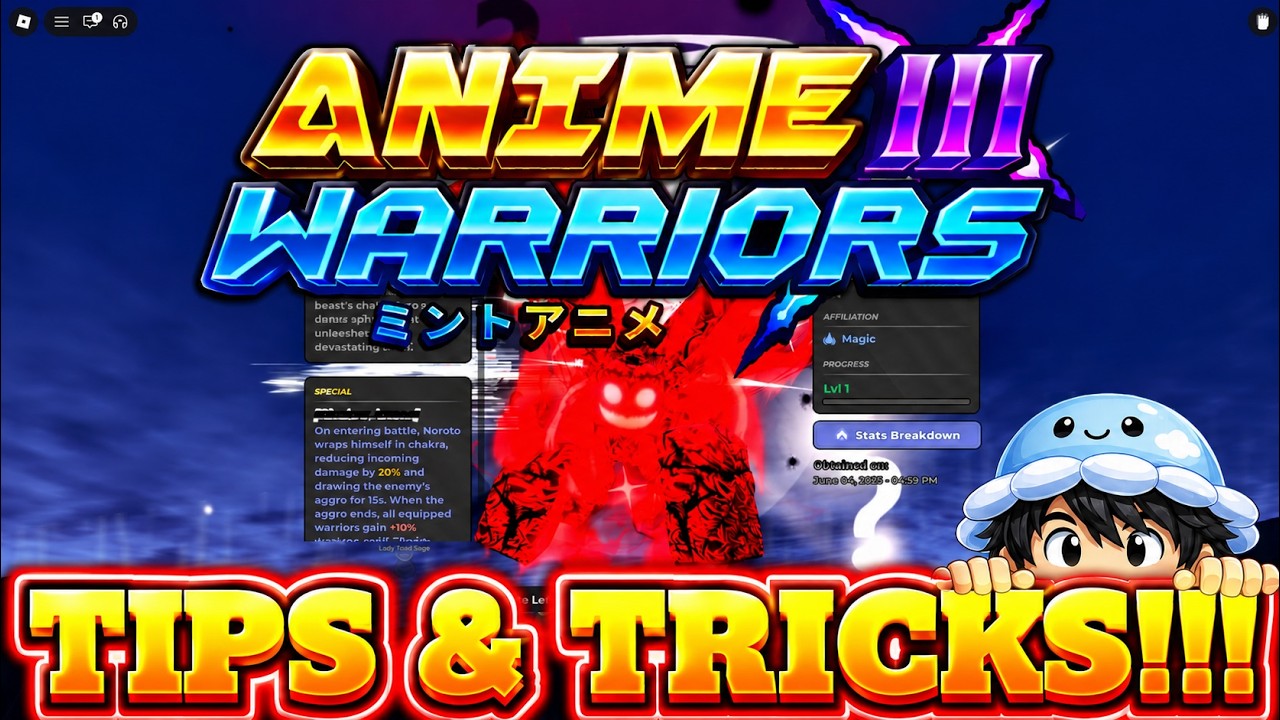Anime Warriors 3 Tips & Tricks That Will Save You HOURS
