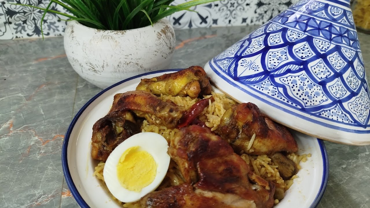 روز بأجنحة الدجاج والخضرة وصفة اقتصادية وسهلة  😋😋🩵🩷 riz au ailes de poulet et légumes