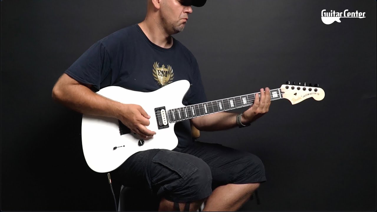Fender Jim Root Jazzmaster V4 EBY WHT | TV Guitar Center