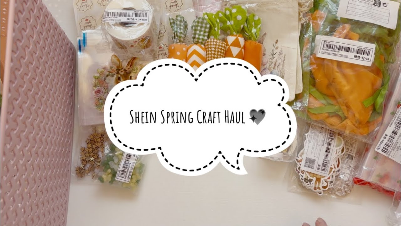 Shein Spring Craft Haul 💖