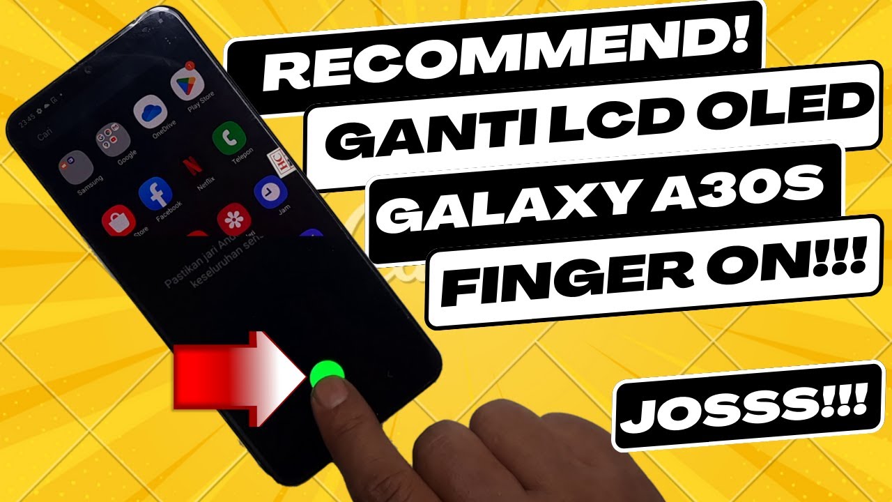GANTI LCD OLED SAMSUNG A30S‼️ DI JAMIN 100% FINGER ON⁉️