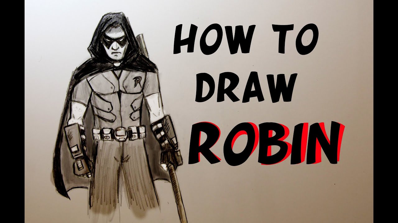Ep. 62 How to draw Robin from Arkham City