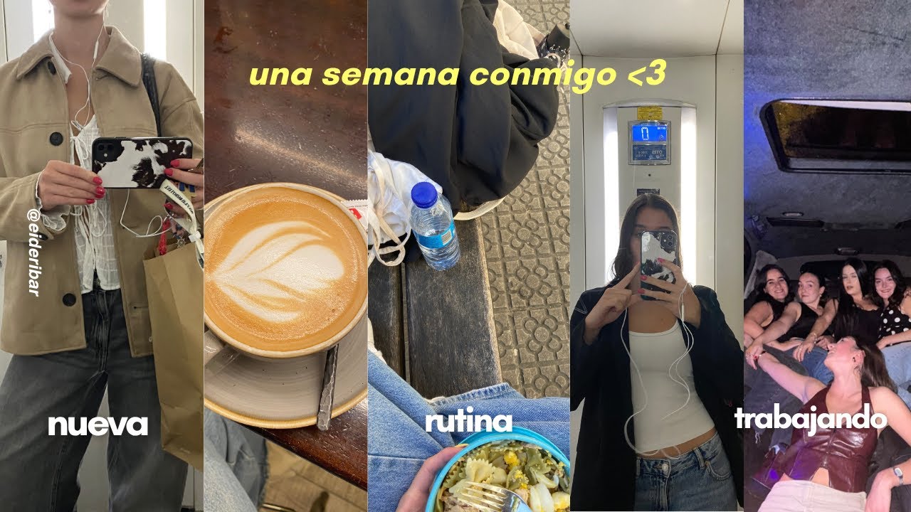 octubre diaries ||| una semana conmigo trabajando, nueva rutina 