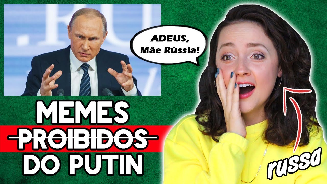 RUSSA REAGINDO OS MEMES BRASILEIROS SOBRE O VLADIMIR PUTIN 🤣