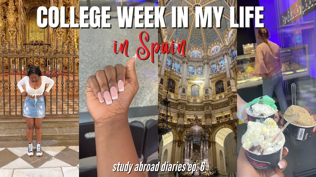 COLLEGE WEEK IN MY LIFE (SPAIN STUDY ABROAD VLOG)|| being black in Spain, shopping, going out & more