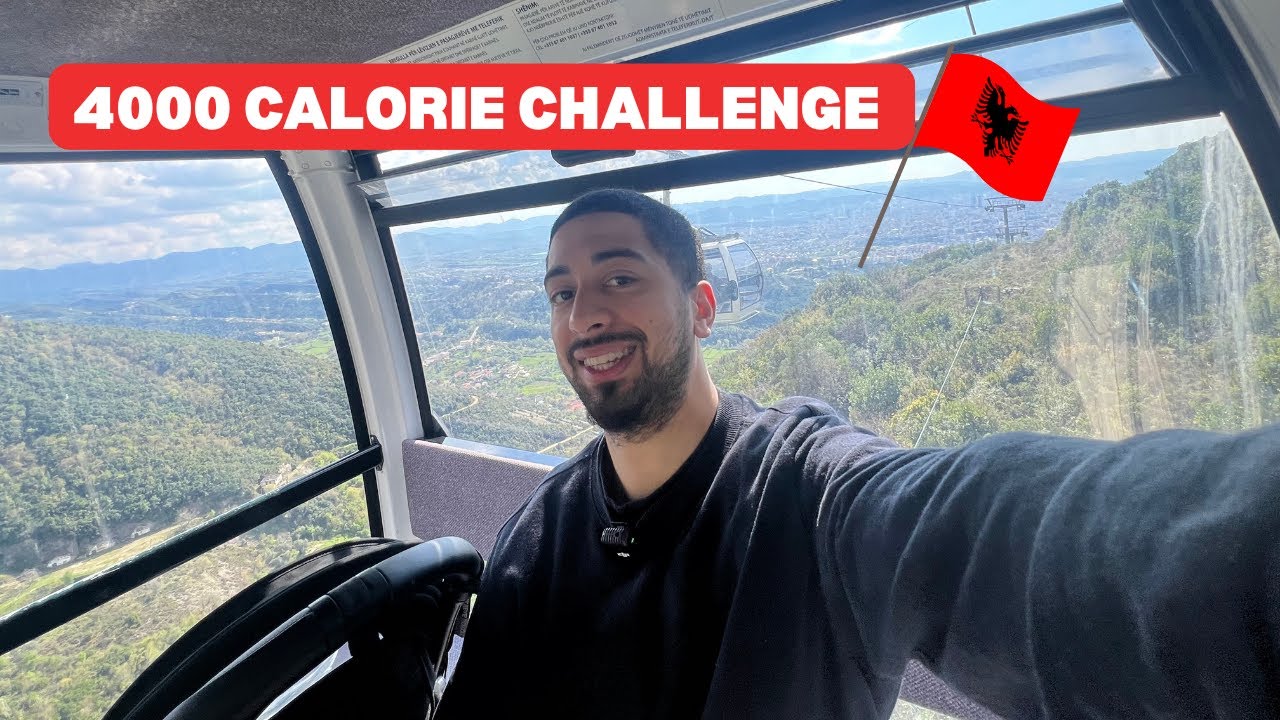 Eating 4,000 Calories in ONE Day in Albania