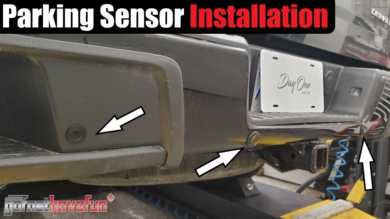 How to Install Reverse Parking Radar Sensors / Collision Avoidance (Professional Installation)