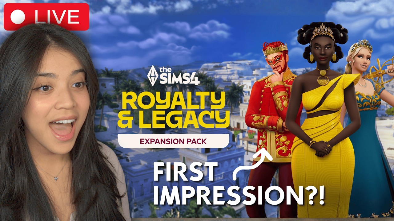 FIRST IMPRESSION ROYALTY & LEGACY SIMS 4 EXPANSION PACK! + 2 new kits! The Sims 4 (LIVE)