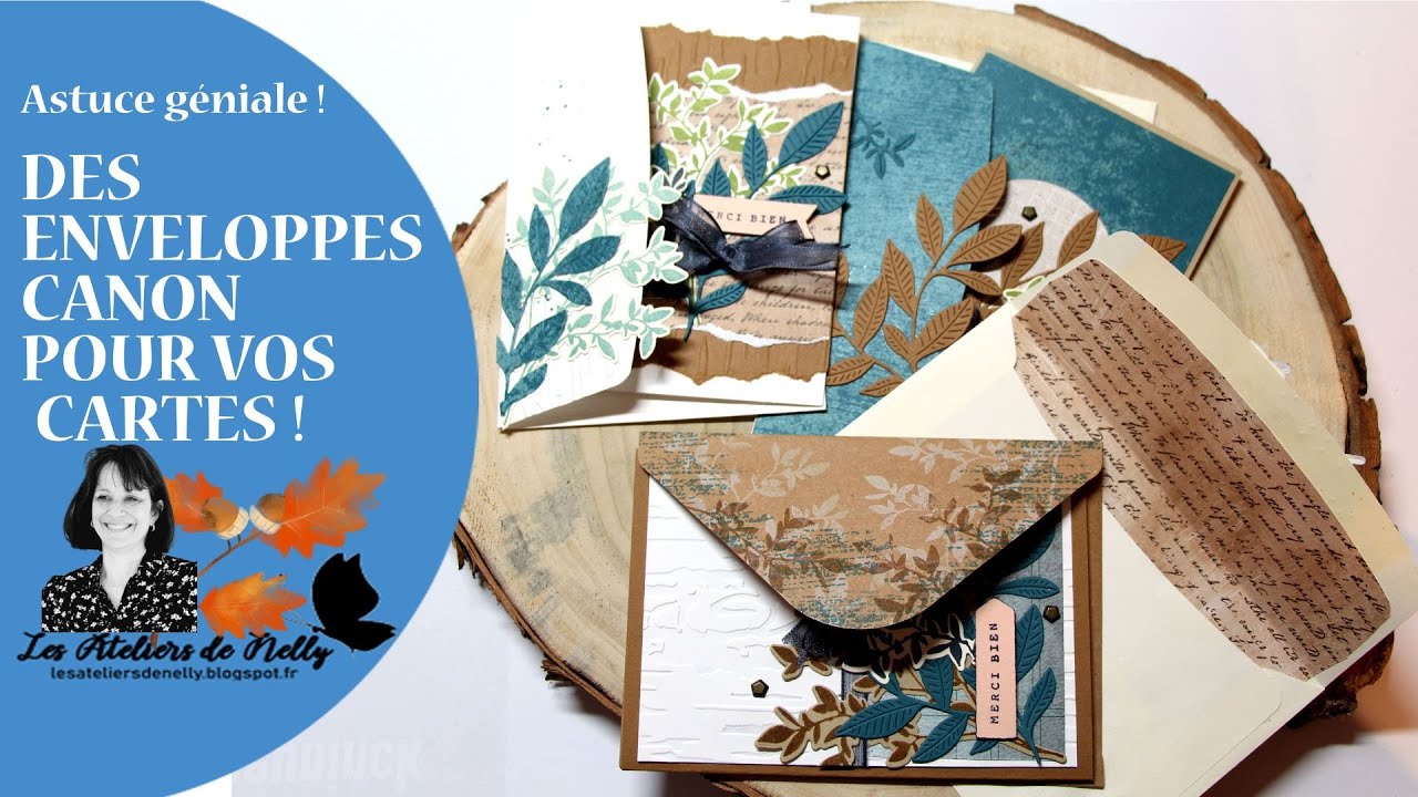Astuce géniale ! Des enveloppes canon pour vos cartes !