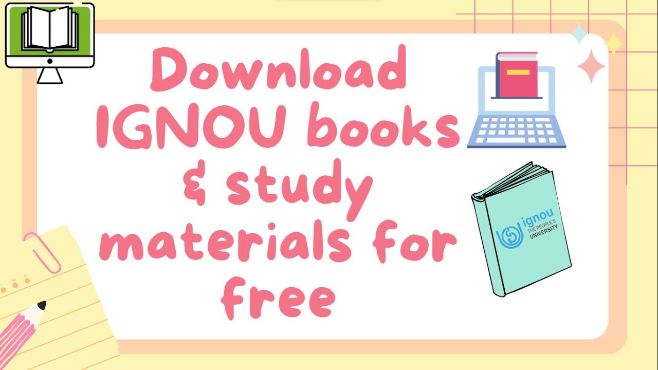 How to download IGNOU BOOKS and study materials for free -2023 updated. [CHAPTER 1]