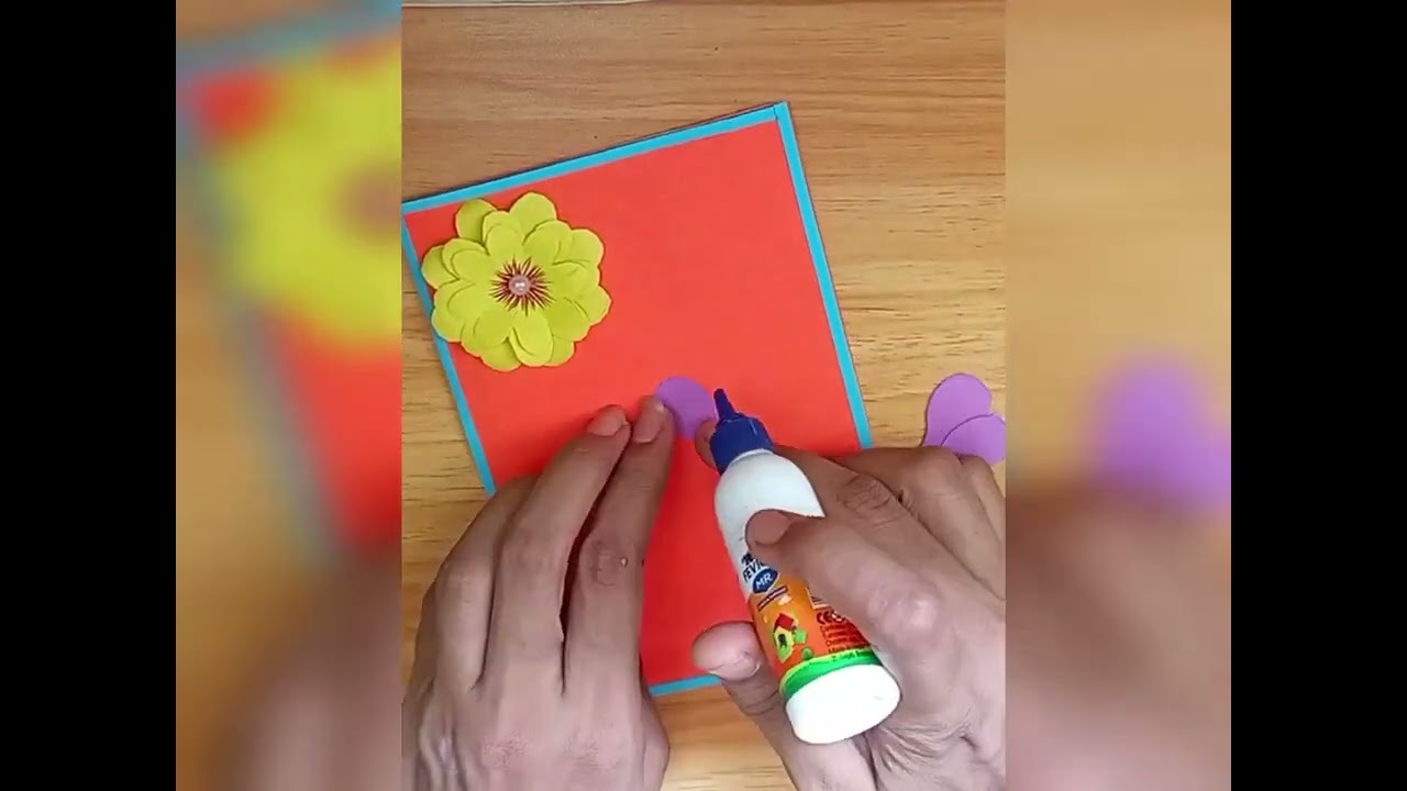 Handmade birthday card for someone special || Birthday card #dincanvas