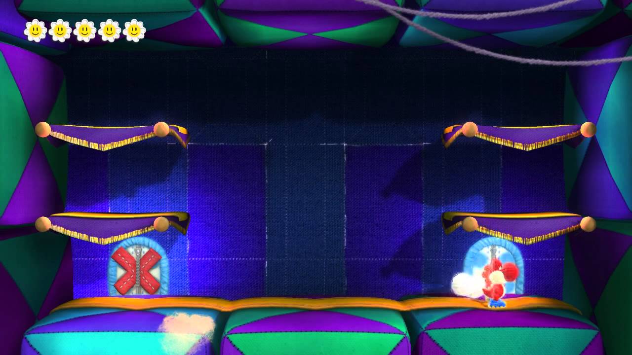 Yoshi’s Woolly World: 6-5. La aboominable casa del terror