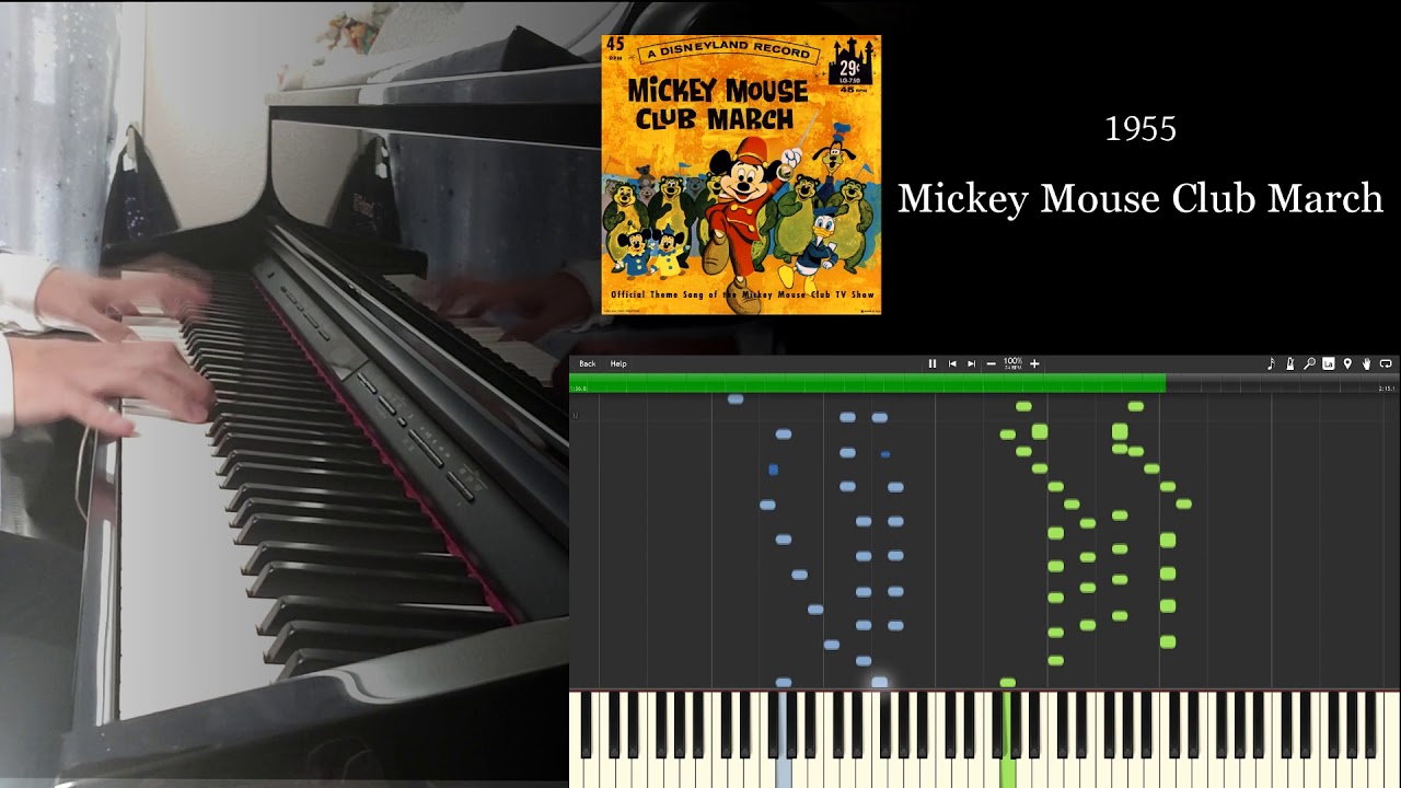 Mickey & Minnie Mouse Medley Piano Covered by kno