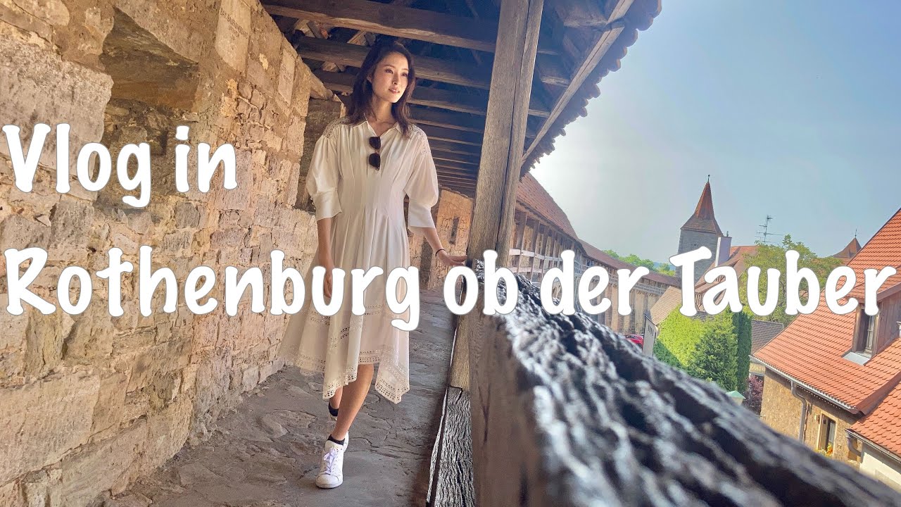 Solo trip to Rothenburg ob der Tauber | vlog by Japanese actress! Meistertrunk Festival etc...