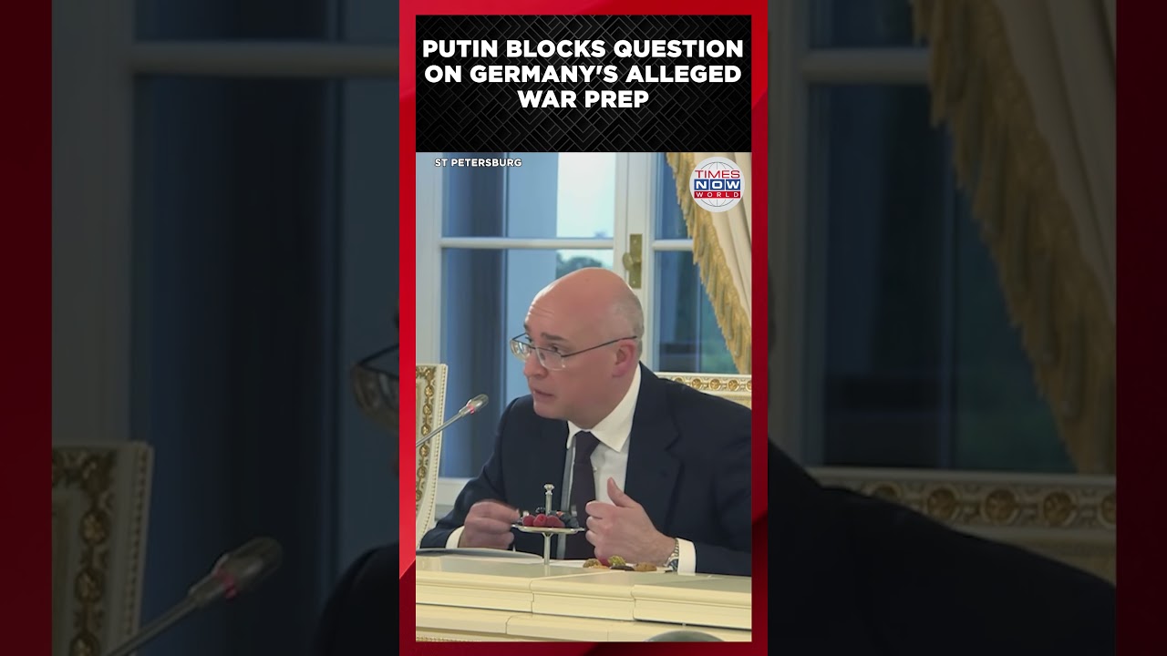 &lsquo;You're Not Here for an Interrogation!&rsquo;: Putin Snaps at German Reporter | Times Now World