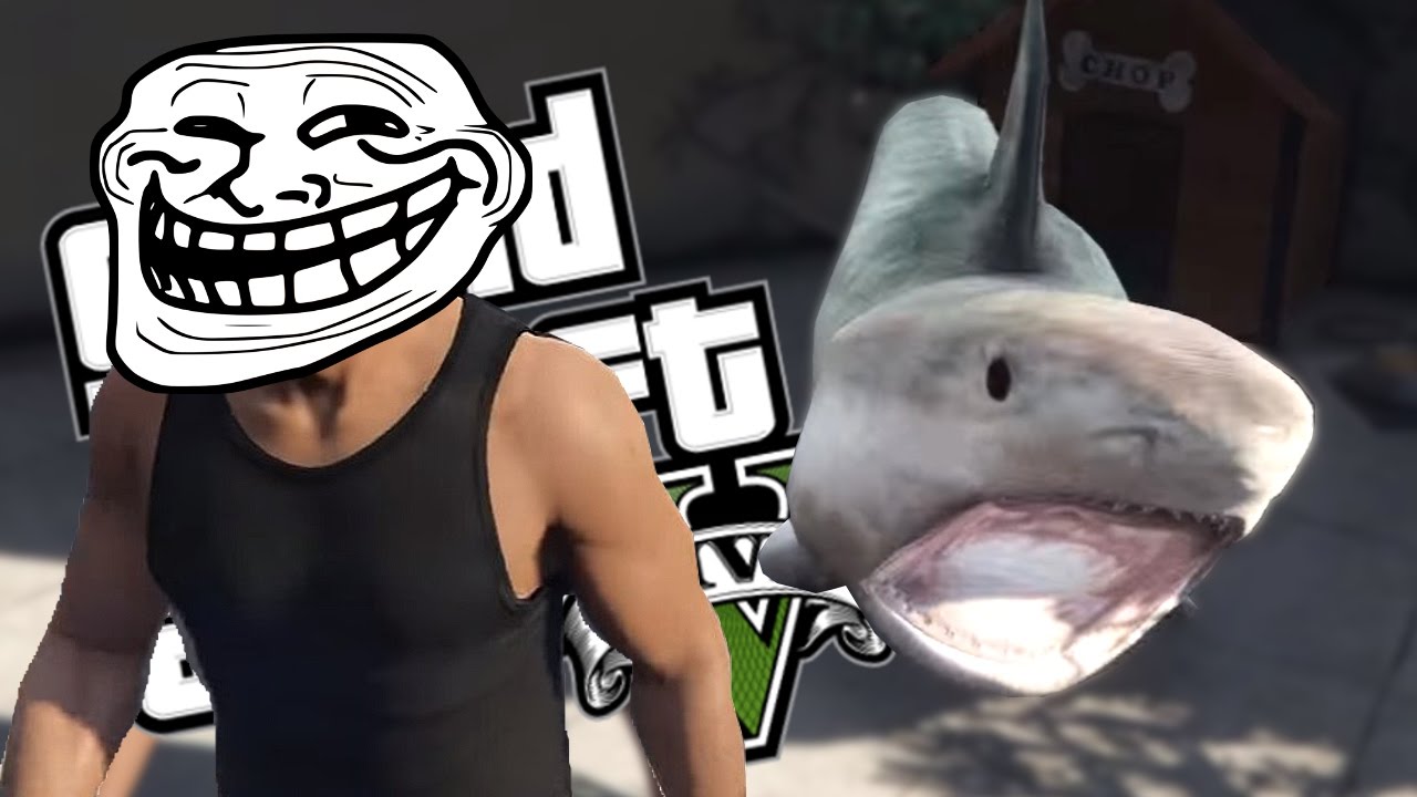 CHOP ZOSTAJE REKINEM XDD | NAJGŁUPSZE MODY GTA 5