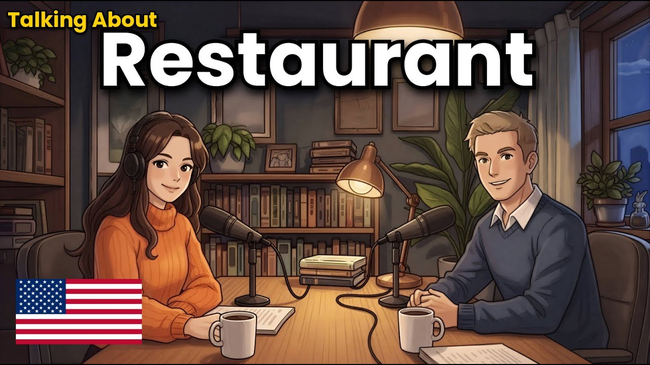 How to Talk About Restaurant in English | English Conversation Practice