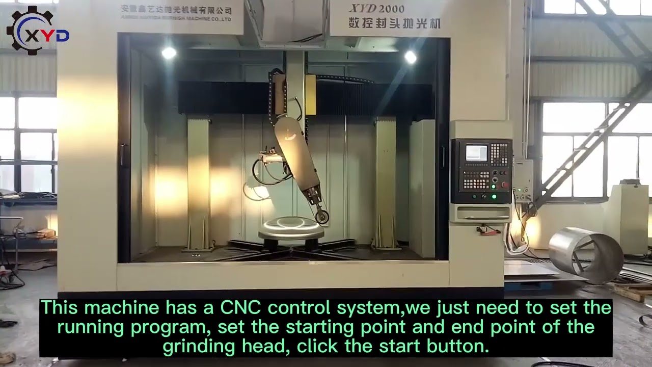 Tank head and dished end polishing machine in China top market