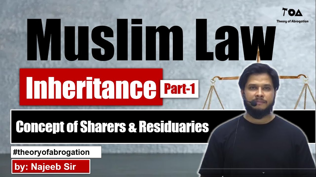 Law of Inheritance| Muslim Law # Part 1
