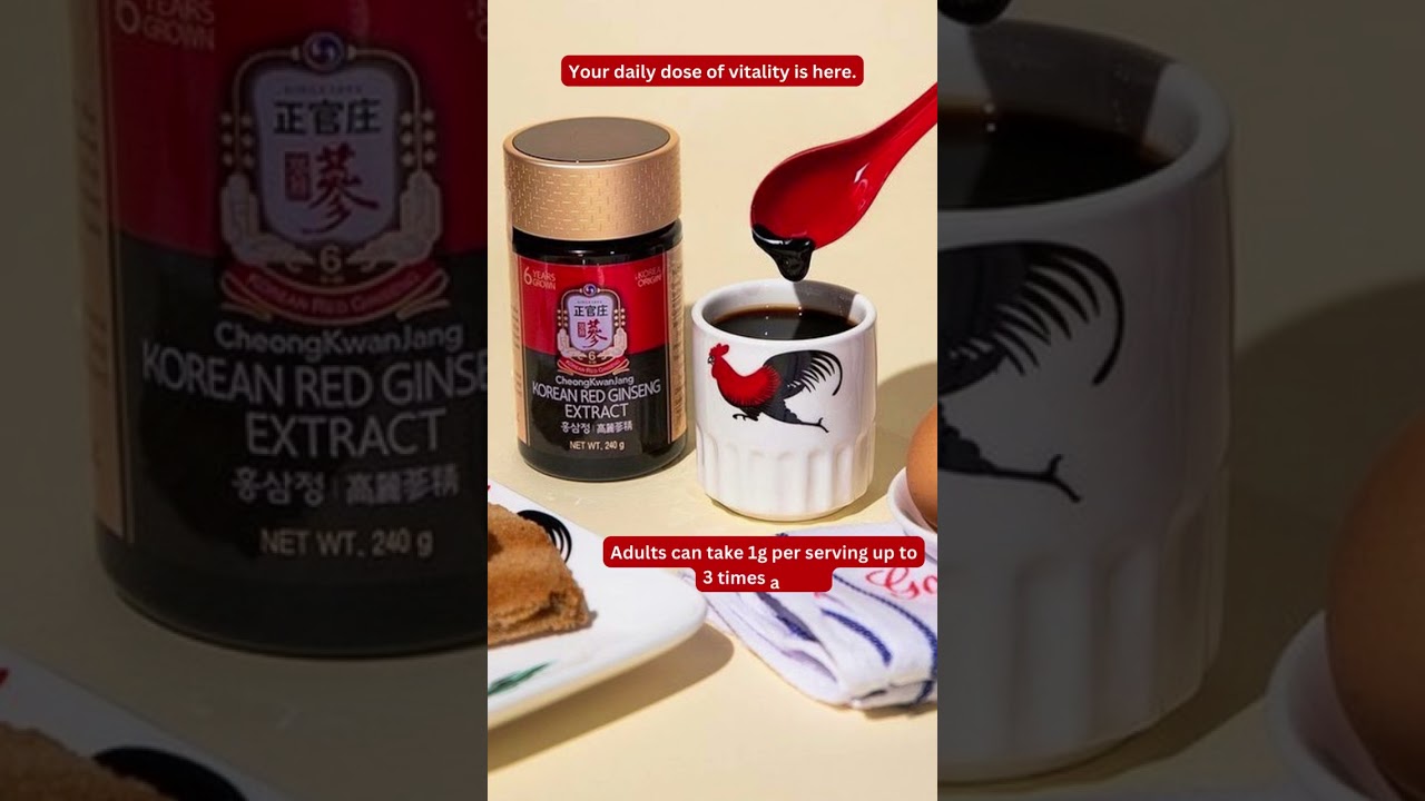 Red Ginseng extract is where potency meets perfection.