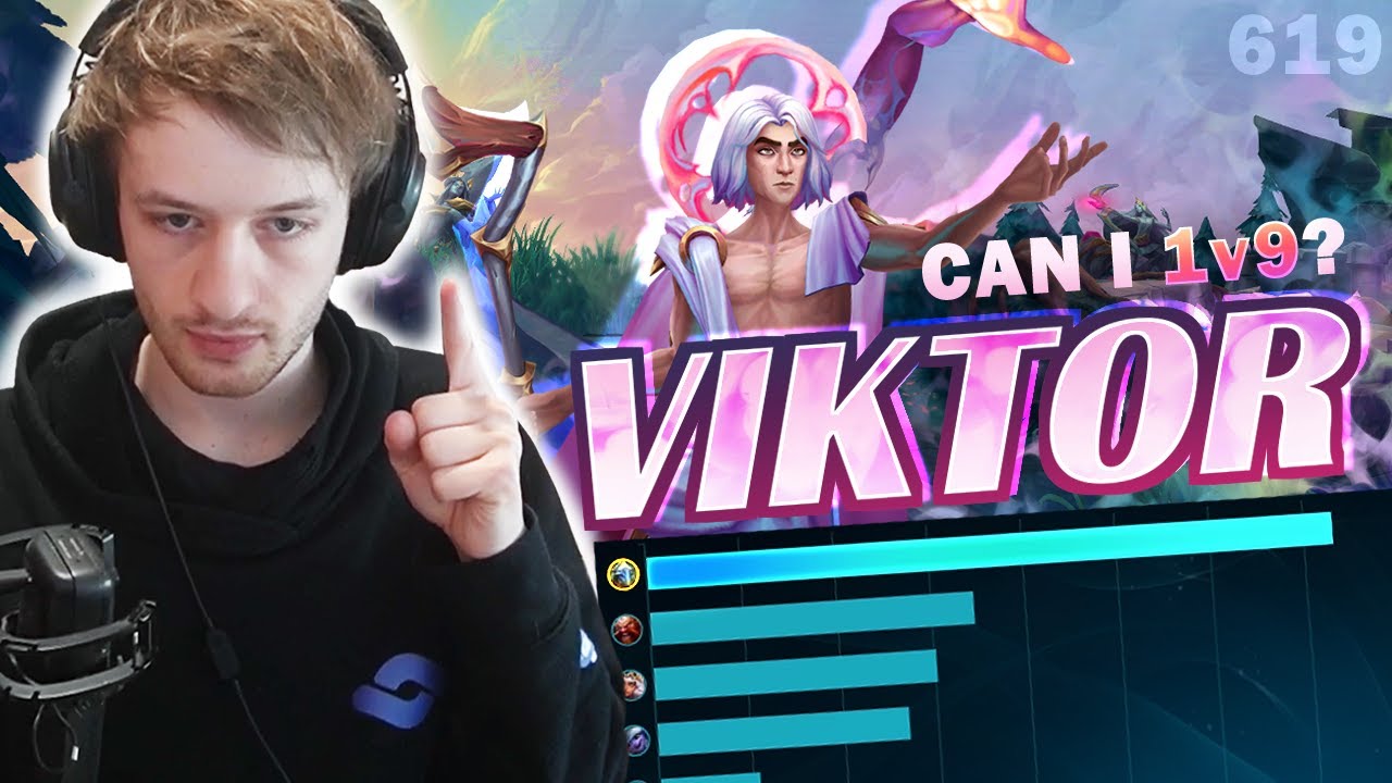 MY NEW KILL RECORD!? - TRYING TO 1V9 ON VIKTOR 😈
