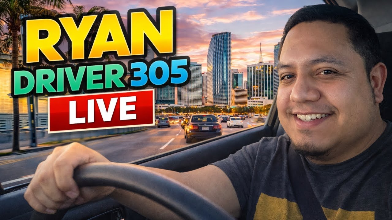 DELIVERY DRIVER MIAMI RIDE ALONG | RYAN DRIVER 305