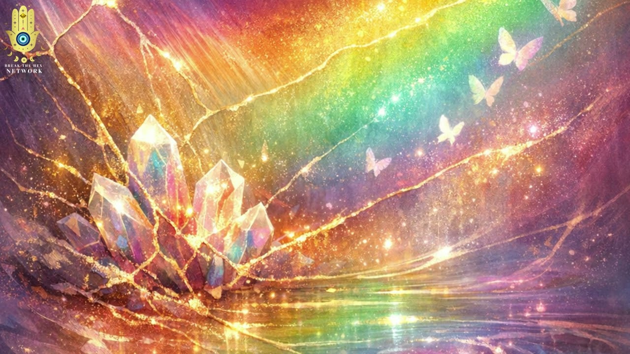 444 Hz Iridescent Auric Healing | Rainbow Crystal Energy Cleanse | Transmute Negative Vibrations BTH