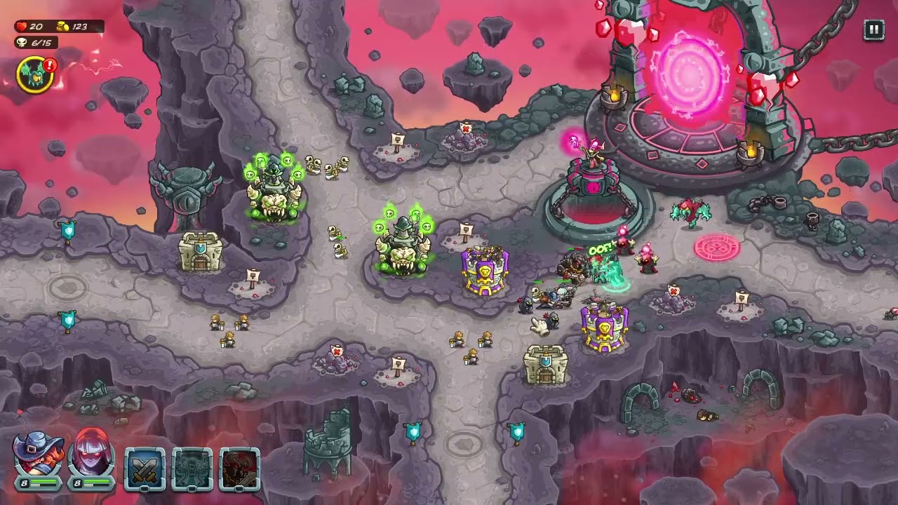 Kingdom Rush Alliance detonado parte 11 Canyon Plateau
