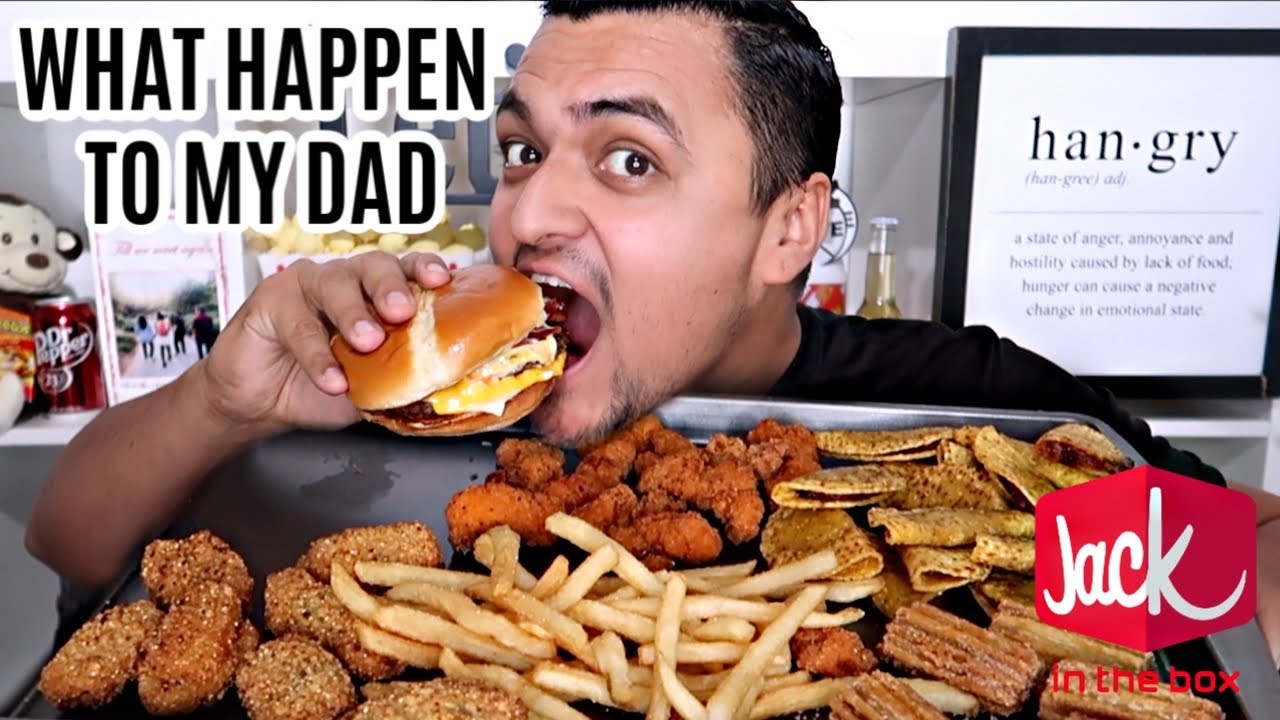 WHAT HAPPEN TO MY DAD | JACK IN THE BOX MUKBANG
