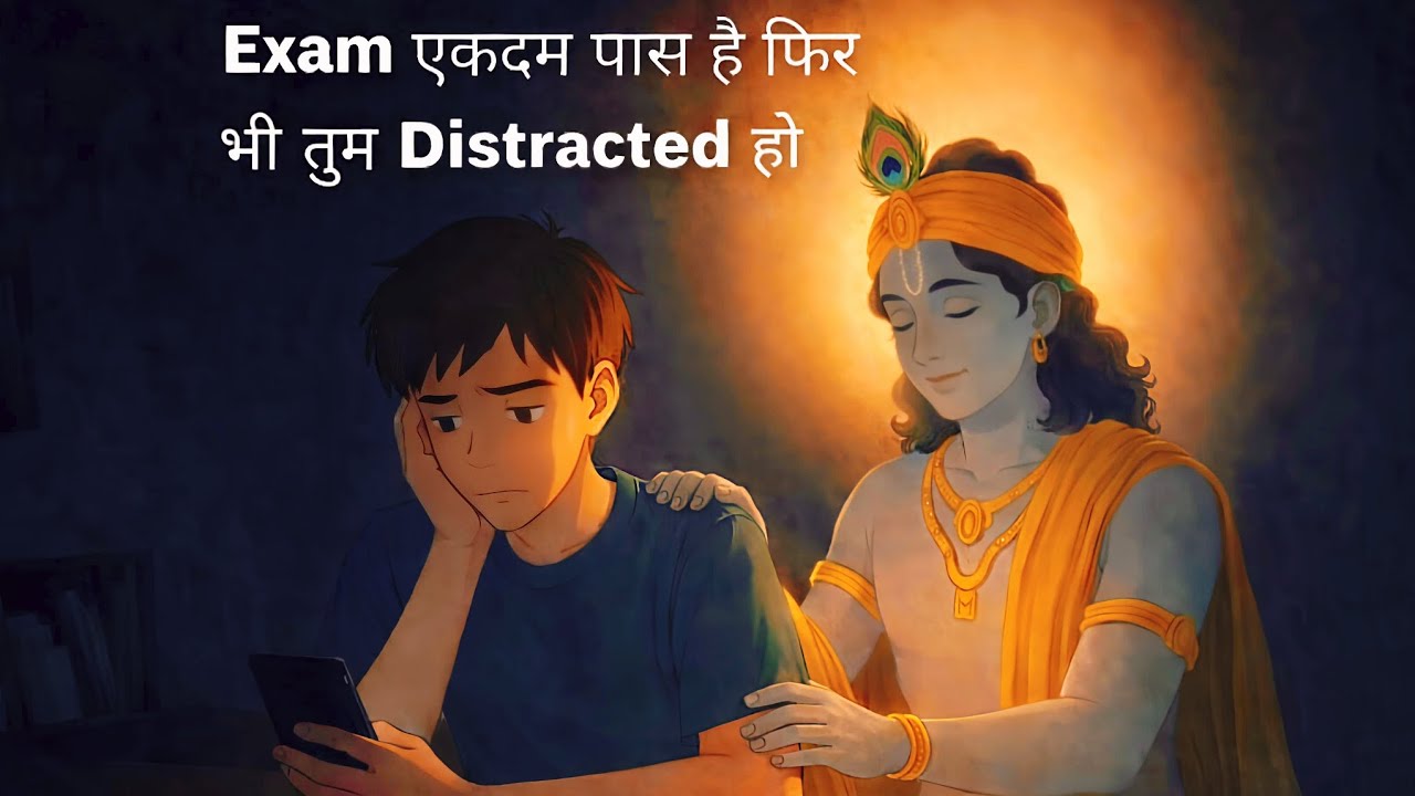 How to Study Without Distraction for Long Hours | Shree Krishna’s Advice