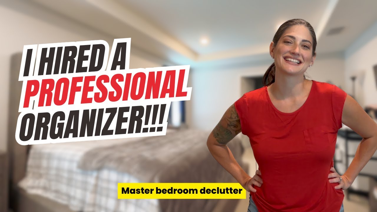 I hired a Professional Organizer to help me declutter my master bedroom 😅