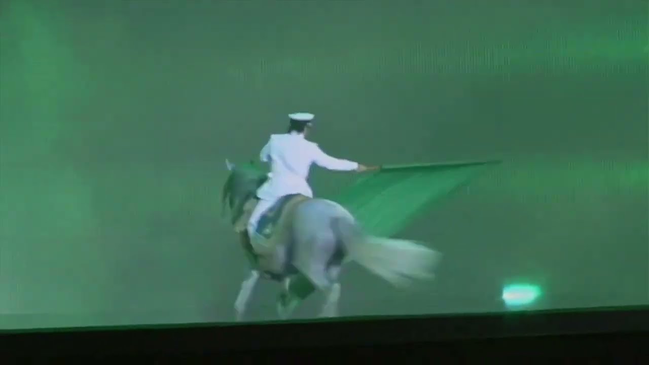 THE LAST SHOW OF KADHAFI