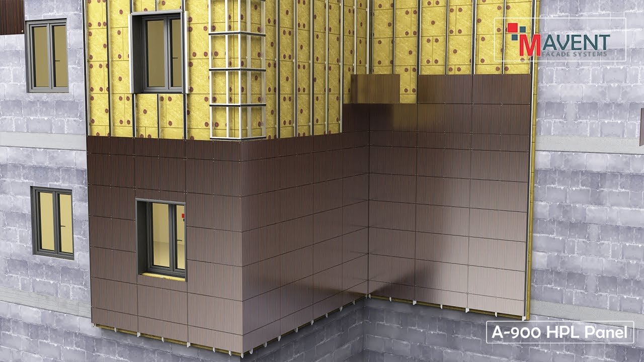 MAVENT FACADE SYSTEM -  A-900 HPL