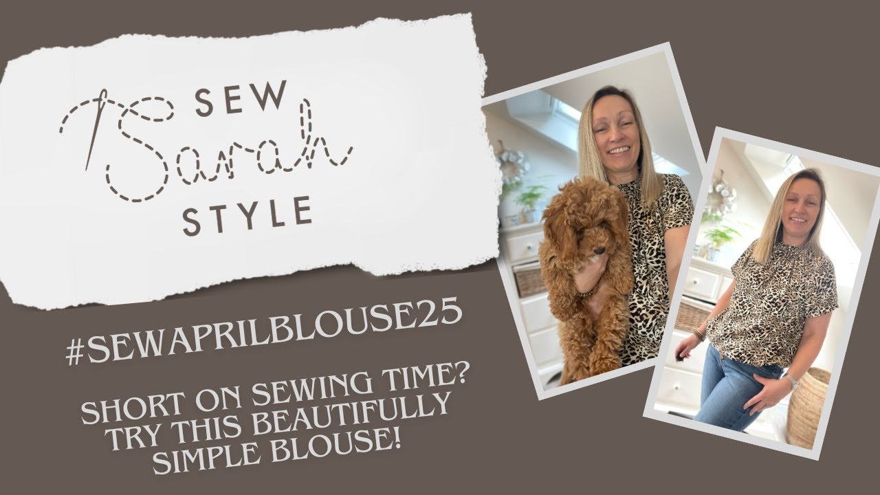 #sewaprilblouse25  challenge - a two hour blouse!