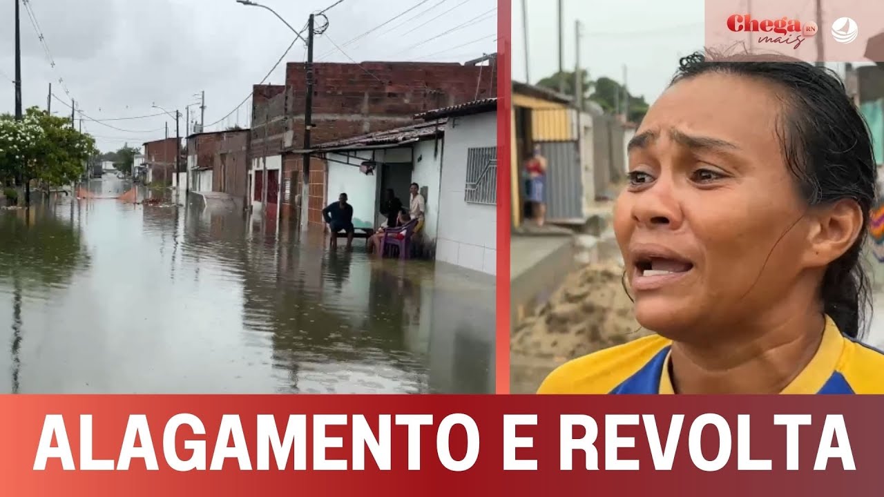 Pneus queimados e revolta: Moradores realizam protesto por causa de alagamentos