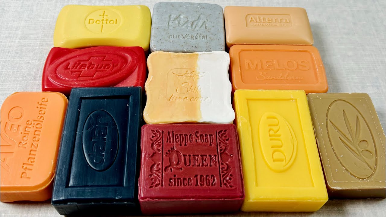 ASMR soap cutting 🧡 Резка мыла АСМР