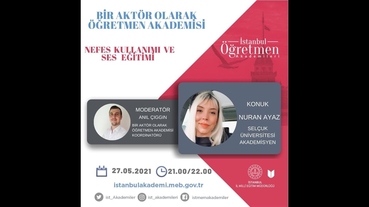 Bir Aktör Olarak Öğretmen Akademisi Nefes Kullanımı Ve Ses Eğitimi