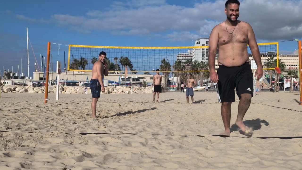 Yoav/Liran vs Lior/Max Beginners Beach Volleyball Tel Aviv 