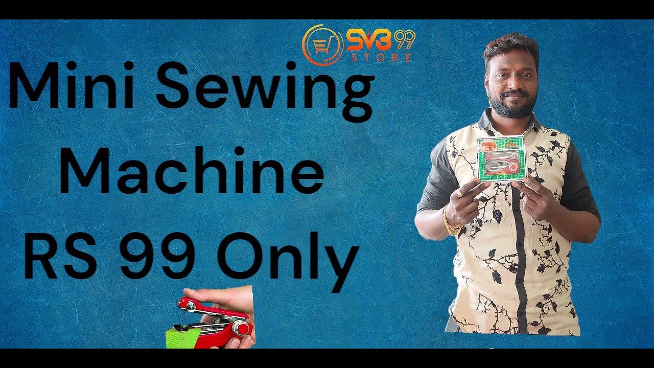 Mini Sewing Machine @99 only#sewingmachine#minisewingmachine#bestgadgets #svb99store #svb99 #99store