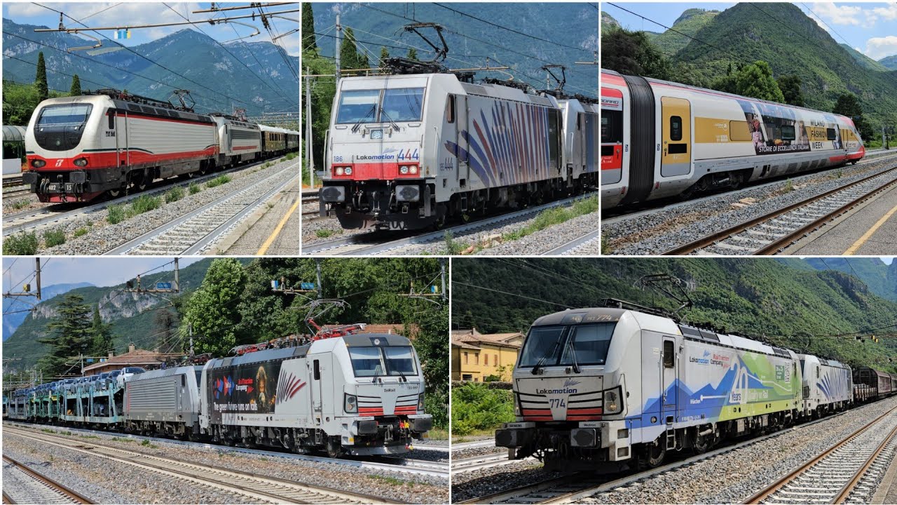 UN POMERIGGIO di TRENI alla STAZIONE di PERI