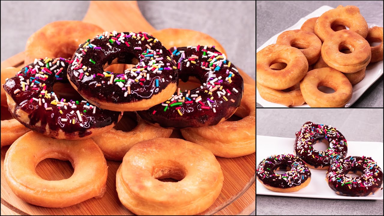 NO YEAST DONUTS RECIPE | FLUFFY DONUTS WITHOUT EGGS & YEAST | EASY DONUT RECIPE | N'Oven