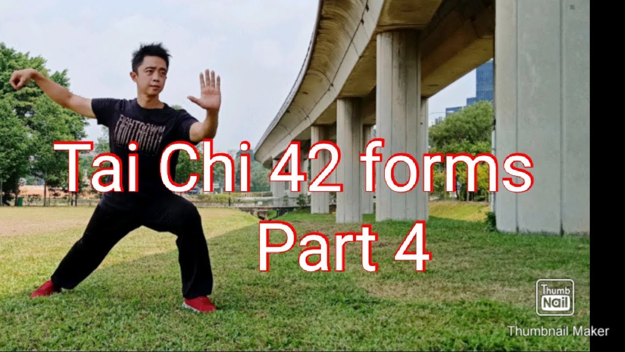 Tai Chi Quan 42 Forms Back and Front View (Part 4)