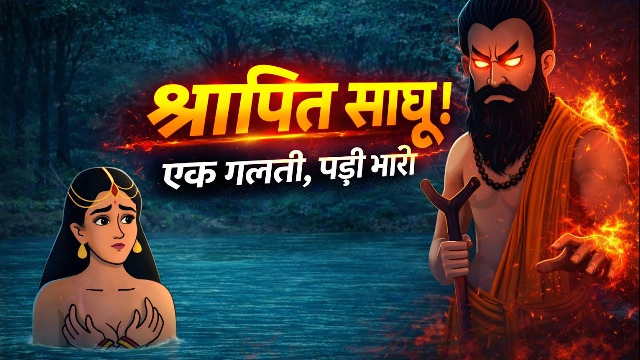 एक साधु का श्राप और कर्मों का फल | दिल छू लेने वाली कहानी | Moral Story | Hindi Cartoon Kahani 